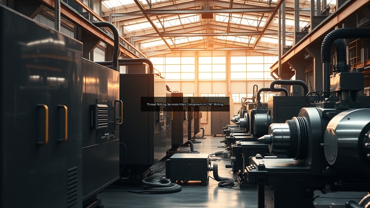 cnc rolling services threads thread rolling fastener